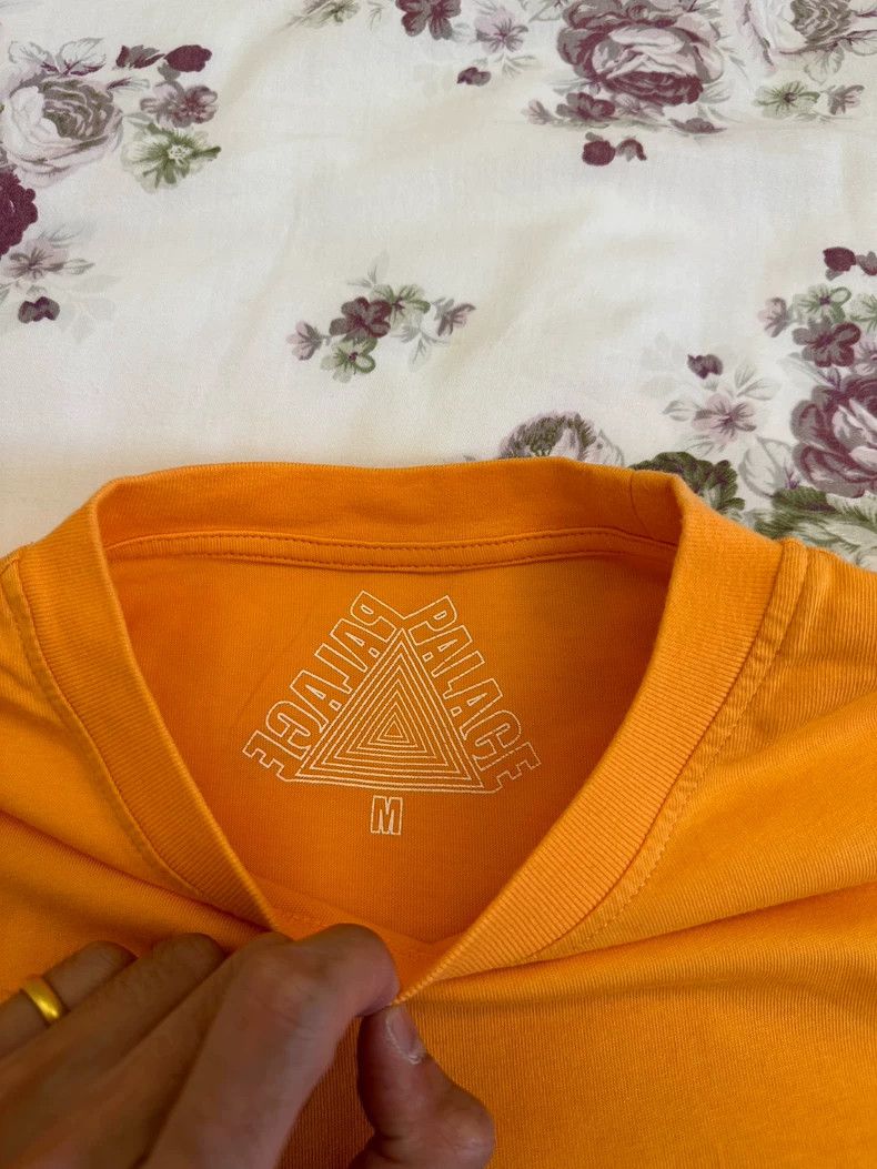 Palace Orange Long Sleeve Embroidered Pocket T-Shirt Size US M / EU 48-50 / 2 - 4 Thumbnail
