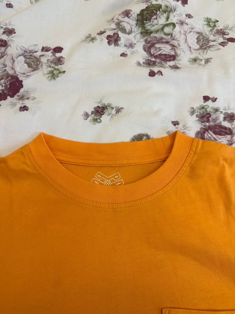 Palace Orange Long Sleeve Embroidered Pocket T-Shirt Size US M / EU 48-50 / 2 - 3 Thumbnail