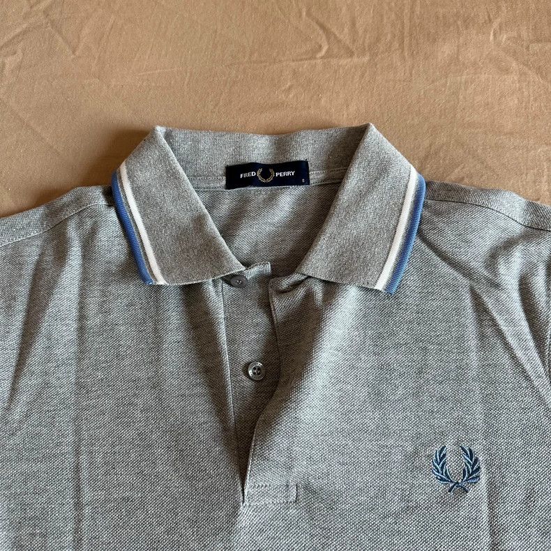 Fred Perry Gray Short Sleeve Polo Shirt Size US S / EU 44-46 / 1 - 2 Thumbnail