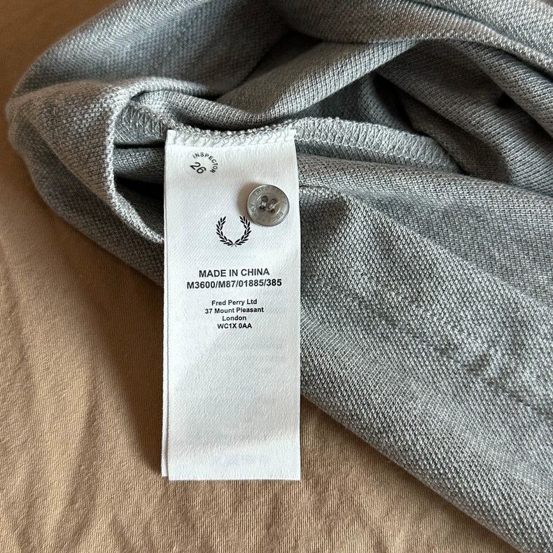 Fred Perry Gray Short Sleeve Polo Shirt Size US S / EU 44-46 / 1 - 4 Thumbnail