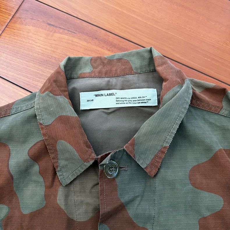 Off-White Offwhite Camouflage Worker Jacket with Yellow Strap Size US XS / EU 42 / 0 - 4 Thumbnail