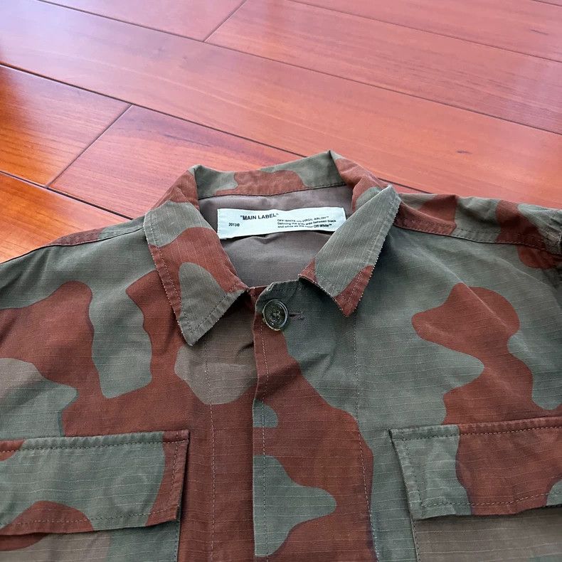 Off-White Offwhite Camouflage Worker Jacket with Yellow Strap Size US XS / EU 42 / 0 - 3 Thumbnail