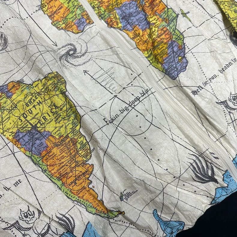 Saint Michael Saint Michael DR.woo Map Design Lightweight Jacket Size US L / EU 52-54 / 3 - 9 Thumbnail