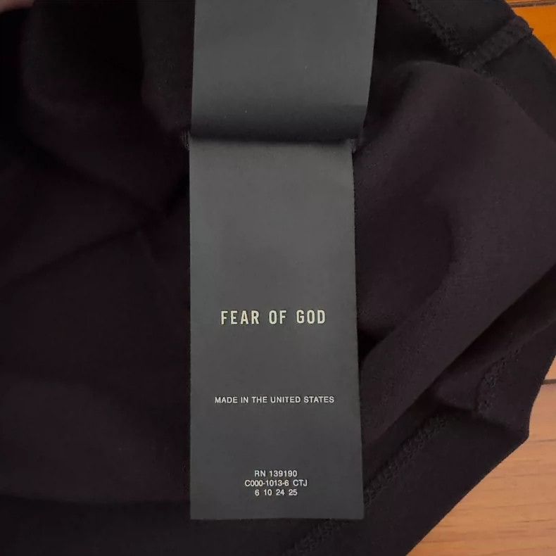 Fear of God Fear of God Black Short Sleeve T-Shirt Size US XS / EU 42 / 0 - 5 Thumbnail