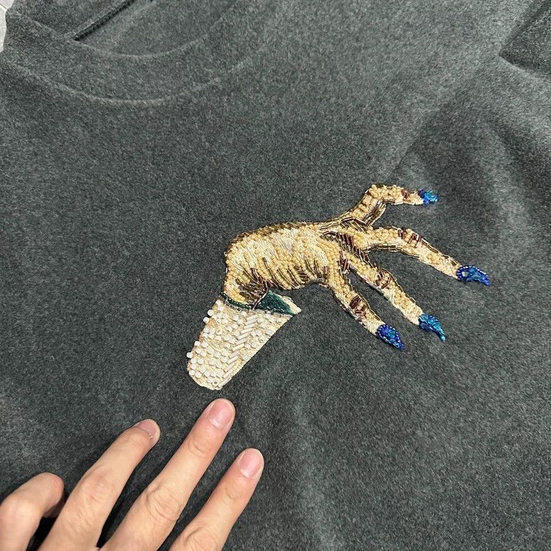 Undercover Undercover Hand Graphic Pullover Sweatshirt Size US L / EU 52-54 / 3 - 3 Thumbnail
