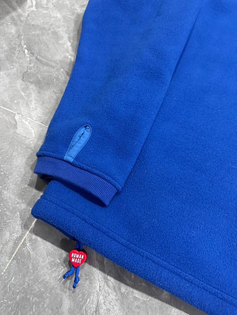 Human Made Human Made Blue Fleece Long Sleeve Sweatshirt Size US XL / EU 56 / 4 - 9 Thumbnail