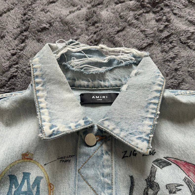 Amiri Amiri Limited Edition Graffiti Denim Jacket Size US L / EU 52-54 / 3 - 3 Thumbnail