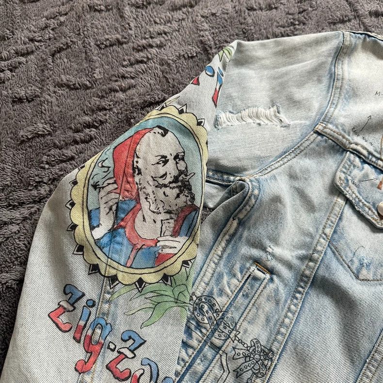 Amiri Amiri Limited Edition Graffiti Denim Jacket Size US L / EU 52-54 / 3 - 6 Thumbnail