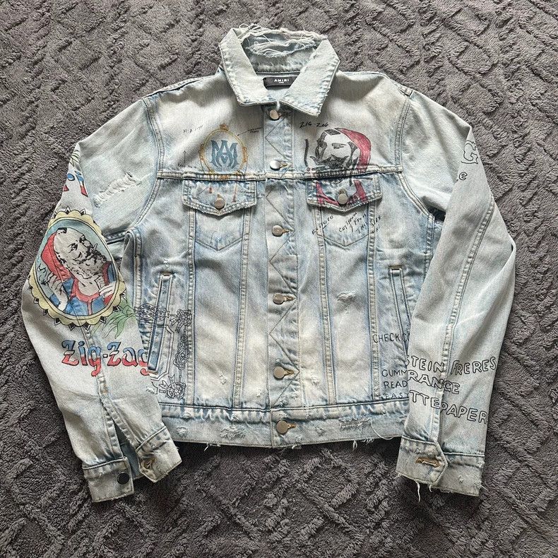 Amiri Amiri Limited Edition Graffiti Denim Jacket Size US L / EU 52-54 / 3 - 2 Thumbnail