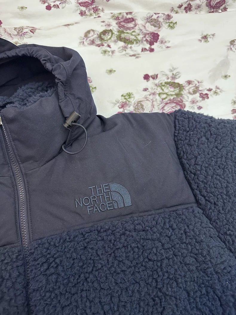 The North Face The North Face Navy Fleece Puffer Jacket Size US XXL / EU 58 / 5 - 6 Thumbnail
