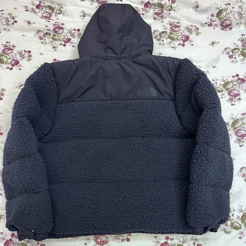The North Face The North Face Navy Fleece Puffer Jacket Size US XXL / EU 58 / 5 - 2 Thumbnail