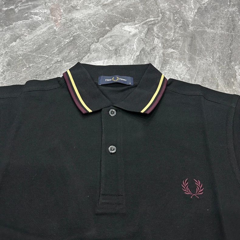 Fred Perry Fred Perry Black and Yellow Polo Shirt Size US S / EU 44-46 / 1 - 2 Thumbnail