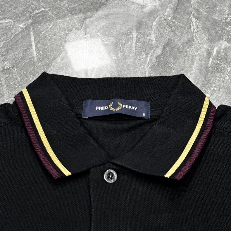 Fred Perry Fred Perry Black and Yellow Polo Shirt Size US S / EU 44-46 / 1 - 3 Thumbnail