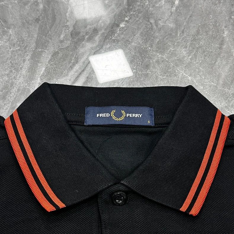 Fred Perry Fred Perry Black Orange Polo Shirt Size US S / EU 44-46 / 1 - 3 Thumbnail