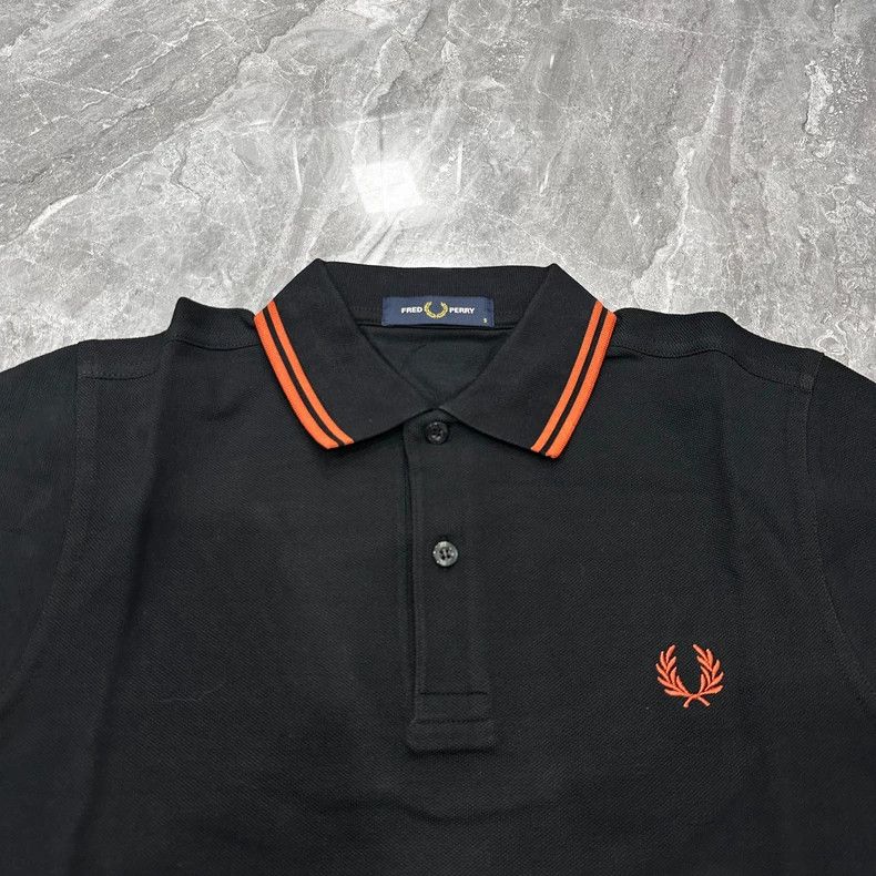 Fred Perry Fred Perry Black Orange Polo Shirt Size US S / EU 44-46 / 1 - 2 Thumbnail