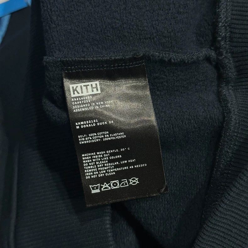 Kith Kith Disney Embroidered Navy Hoodie Sweatshirt Size US M / EU 48-50 / 2 - 7 Thumbnail