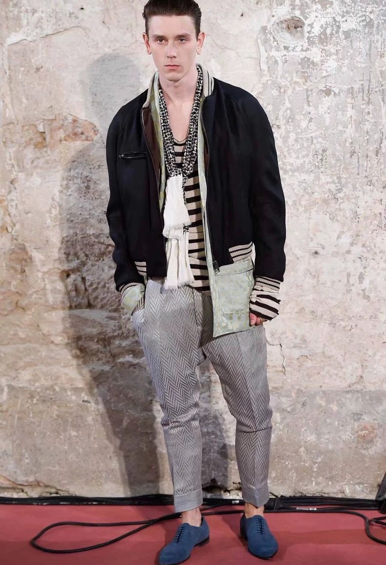 Haider Ackermann Haider Ackermann Black and White Bomber Jacket Size US XL / EU 56 / 4 - 8 Thumbnail