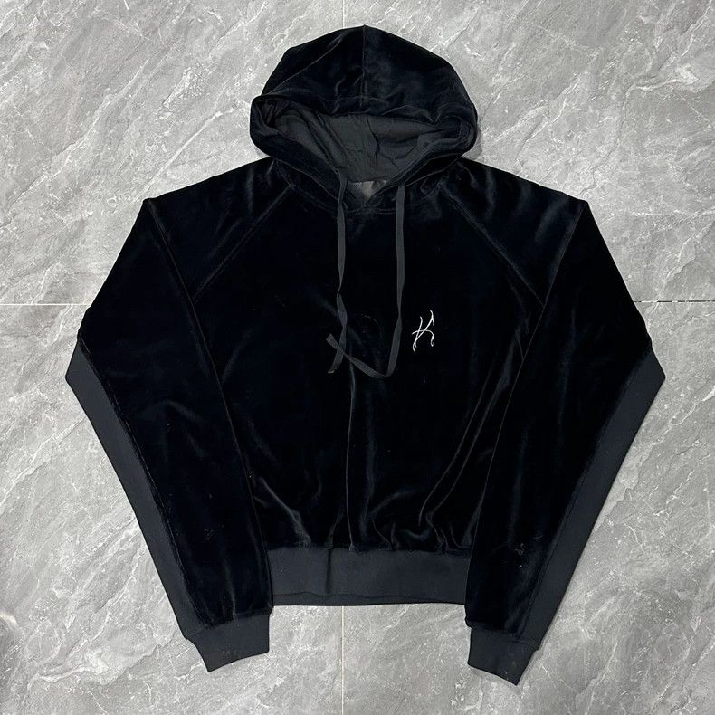 Haider Ackermann Haider Ackermann Velvet Hoodie with Japanese Embroidery Size US XL / EU 56 / 4 - 2 Thumbnail