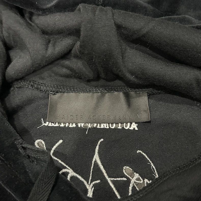 Haider Ackermann Haider Ackermann Velvet Hoodie with Japanese Embroidery Size US XL / EU 56 / 4 - 3 Thumbnail