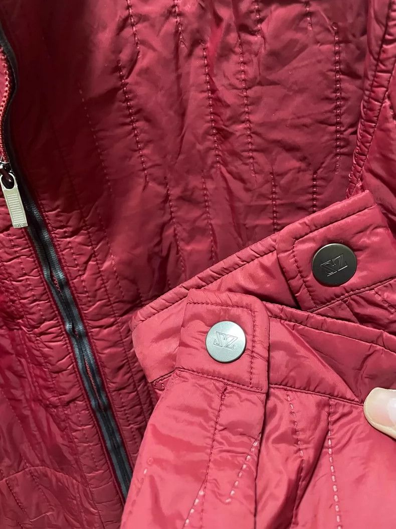 Ermenegildo Zegna Ermenegildo Zegna Red Lightweight Cotton Jacket Size US L / EU 52-54 / 3 - 5 Thumbnail