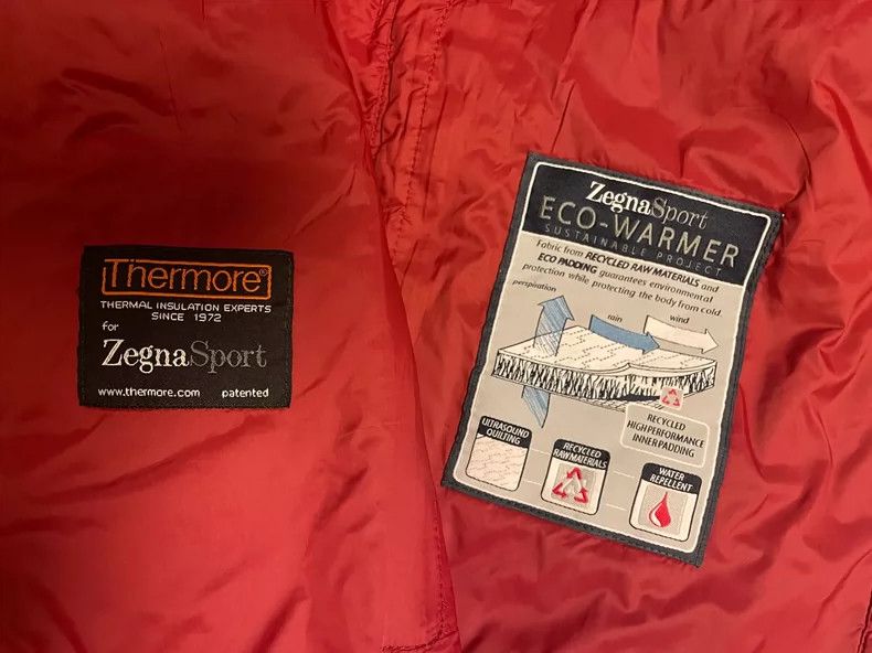 Ermenegildo Zegna Ermenegildo Zegna Red Lightweight Cotton Jacket Size US L / EU 52-54 / 3 - 4 Thumbnail