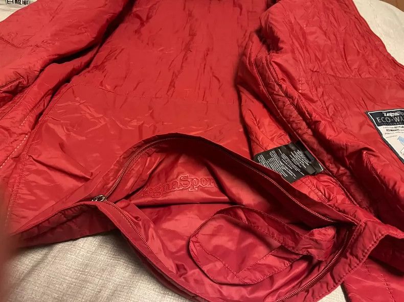 Ermenegildo Zegna Ermenegildo Zegna Red Lightweight Cotton Jacket Size US L / EU 52-54 / 3 - 7 Thumbnail