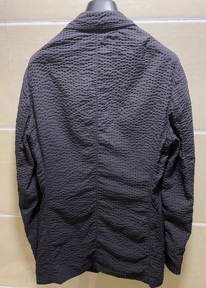 Emporio Armani Giorgio Armani Casual Blazer with Wave Texture Size US M / EU 48-50 / 2 - 2 Thumbnail