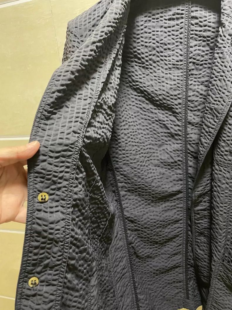 Emporio Armani Giorgio Armani Casual Blazer with Wave Texture Size US M / EU 48-50 / 2 - 5 Thumbnail