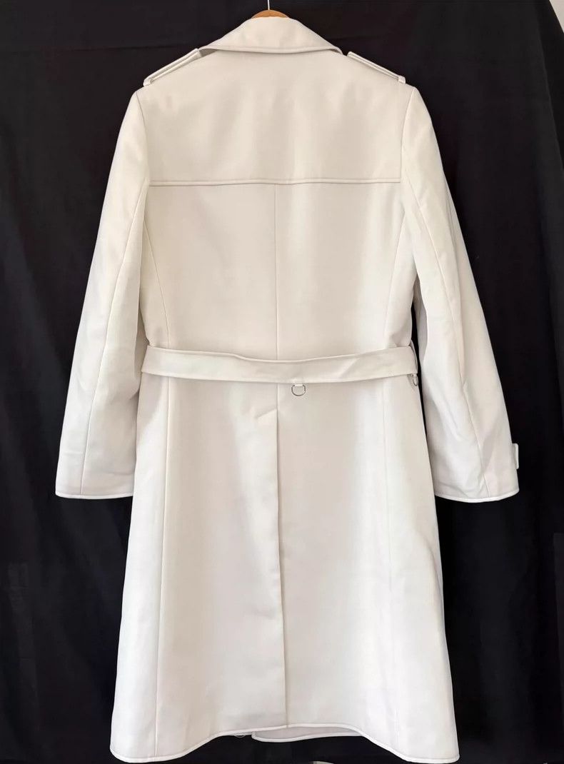 Miu Miu Miu Miu Men's White Trench Coat Size US M / EU 48-50 / 2 - 3 Thumbnail