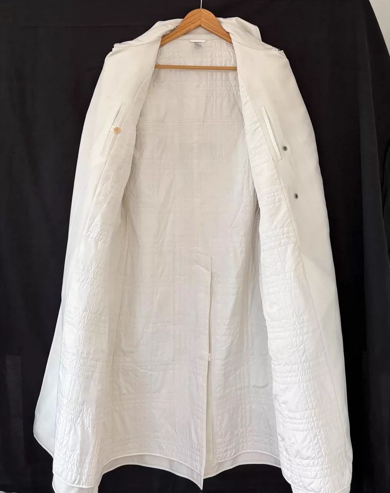Miu Miu Miu Miu Men's White Trench Coat Size US M / EU 48-50 / 2 - 4 Thumbnail