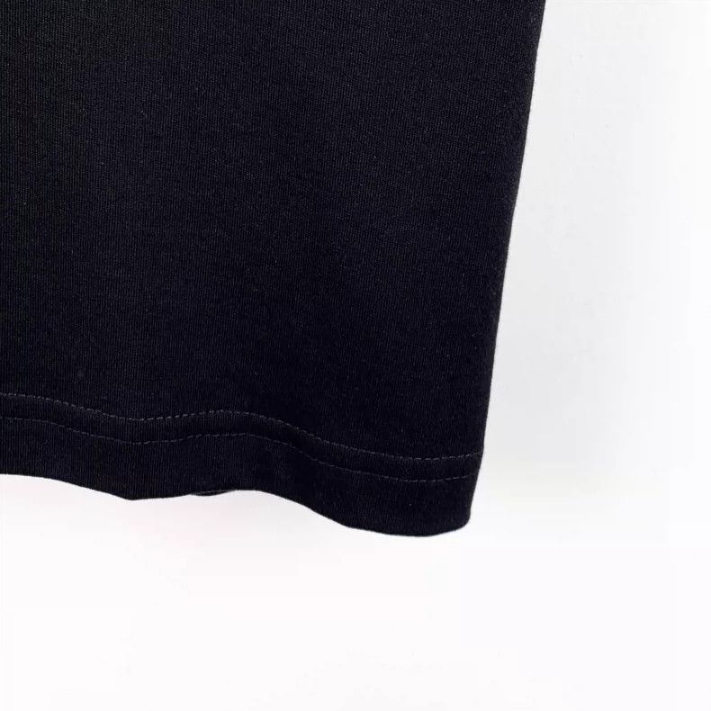 Burberry Burberry Black Logo Embroidered Cotton T-Shirt Size US XS / EU 42 / 0 - 4 Thumbnail
