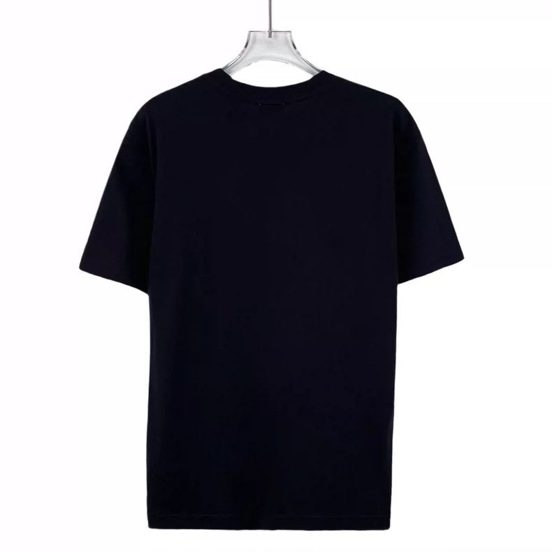 Burberry Burberry Black Logo Embroidered Cotton T-Shirt Size US XS / EU 42 / 0 - 2 Thumbnail