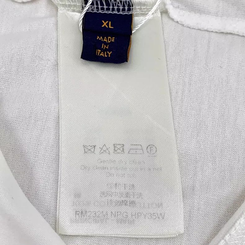 Louis Vuitton Louis Vuitton White Letter Beaded T-Shirt XL Size US XL / EU 56 / 4 - 7 Thumbnail