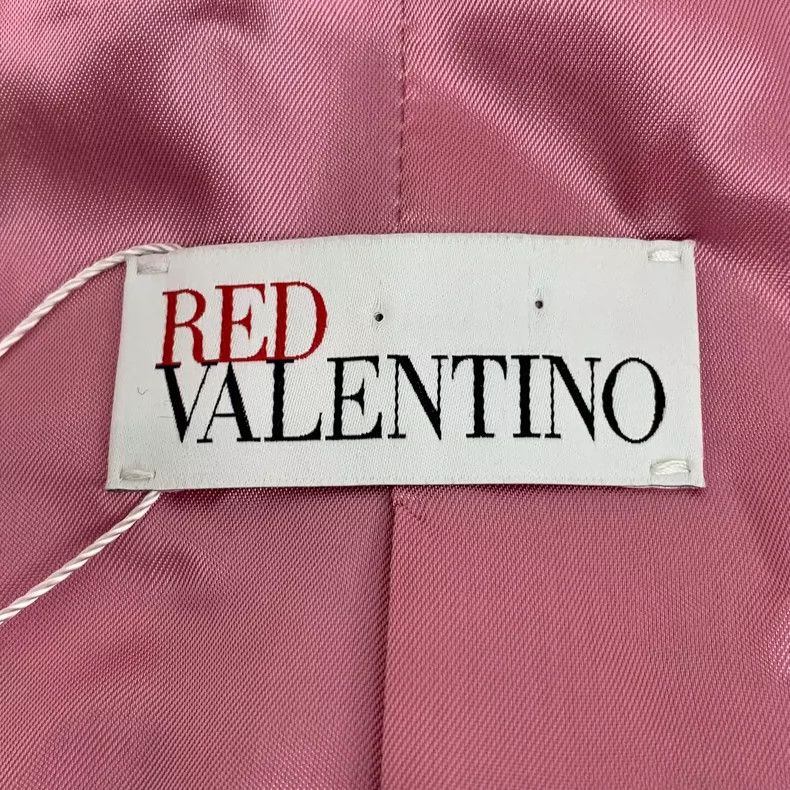 Valentino Pink Long Sleeve Collar Coat by Red Valentino Size US L / EU 52-54 / 3 - 5 Thumbnail