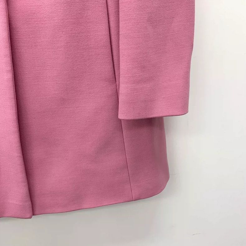 Valentino Pink Long Sleeve Collar Coat by Red Valentino Size US L / EU 52-54 / 3 - 4 Thumbnail