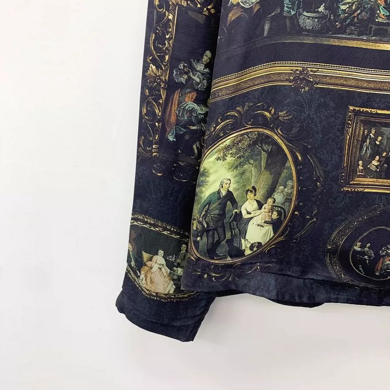 Dolce & Gabbana Dolce&Gabbana Colorful Silk Long Sleeve T-Shirt Size US S / EU 44-46 / 1 - 4 Thumbnail