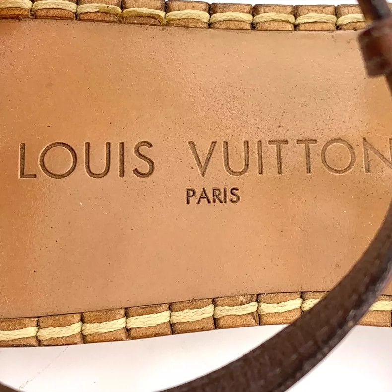 Louis Vuitton Louis Vuitton Brown Design Flat Sandals Size US 5.5 / EU 38 - 8 Thumbnail