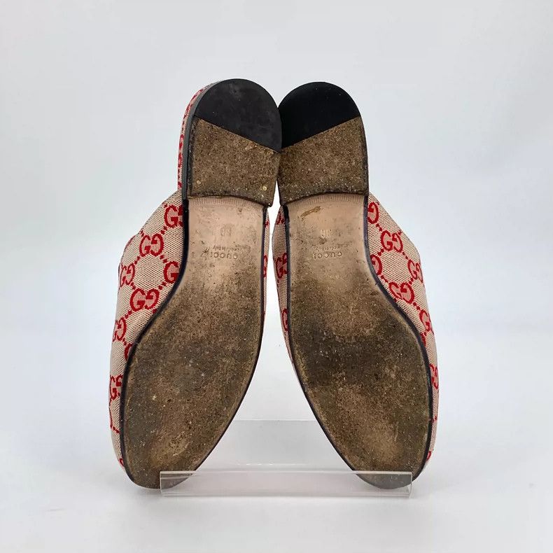 Gucci Gucci Colorful Logo Slip-On Shoes Size US 5.5 / EU 38 - 5 Thumbnail