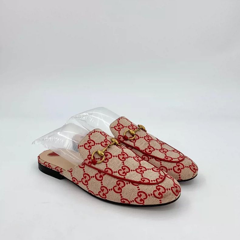 Gucci Gucci Colorful Logo Slip-On Shoes Size US 5.5 / EU 38 - 2 Thumbnail
