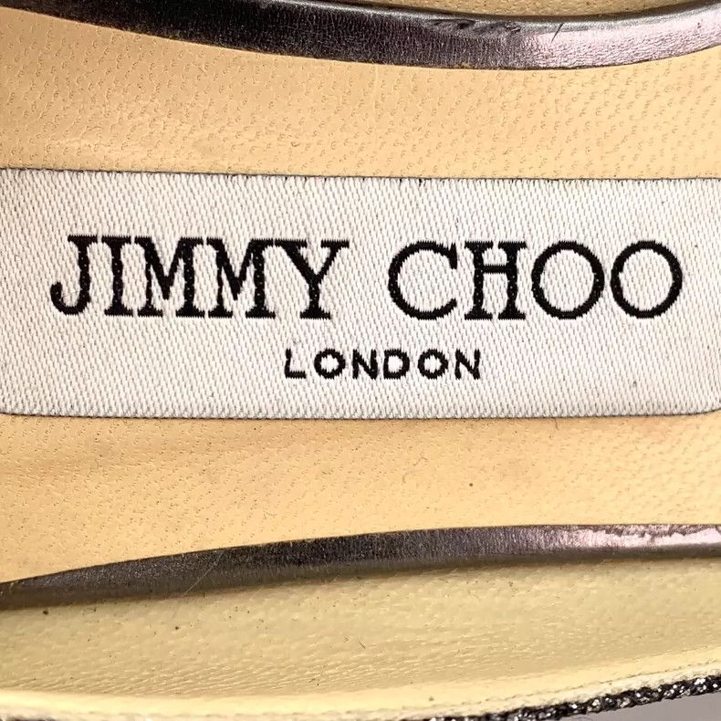 Jimmy Choo Jimmy Choo Silver Gray Glitter Heels Size 36.5 Size US 6.5 / EU 39-40 - 7 Thumbnail