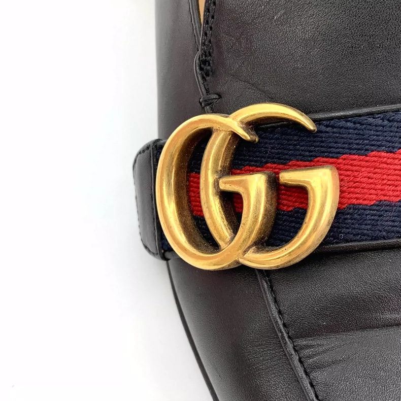 Gucci Gucci Black Double G Pearl Chunky Loafers Size US 7.5 / EU 40-41 - 6 Thumbnail