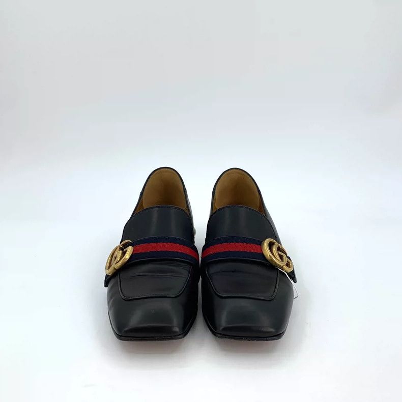 Gucci Gucci Black Double G Pearl Chunky Loafers Size US 7.5 / EU 40-41 - 3 Thumbnail