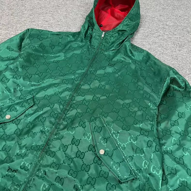 Gucci Gucci Double G Print Windbreaker Jacket Size US L / EU 52-54 / 3 - 4 Thumbnail