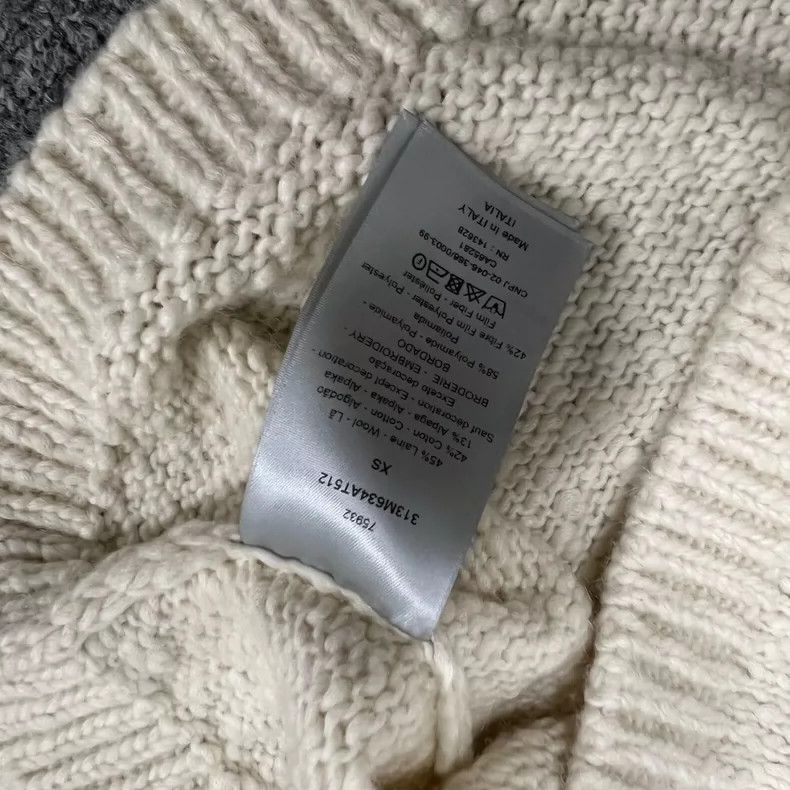 Dior Dior ERL High Neck Knitwear Sweater Size US XS / EU 42 / 0 - 7 Thumbnail
