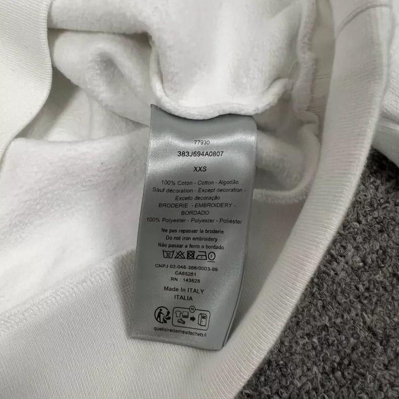 Dior Dior SS23 Letter Logo Pullover Sweatshirt Size US XXS / EU 40 - 8 Thumbnail