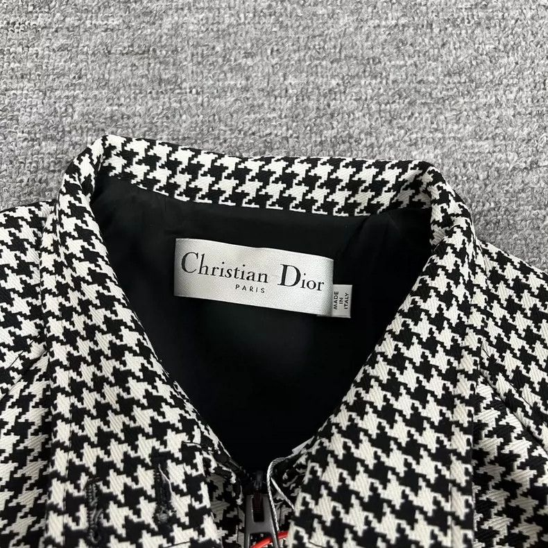 Dior Dior Houndstooth Pilot Jacket Size 38 Size US M / EU 48-50 / 2 - 5 Thumbnail