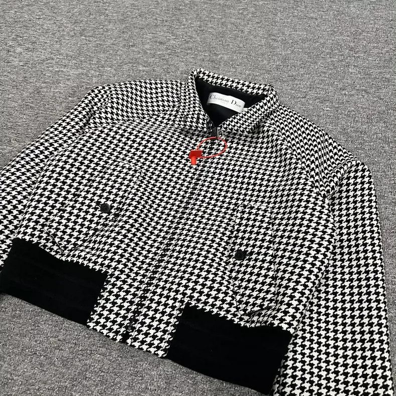 Dior Dior Houndstooth Pilot Jacket Size 38 Size US M / EU 48-50 / 2 - 4 Thumbnail