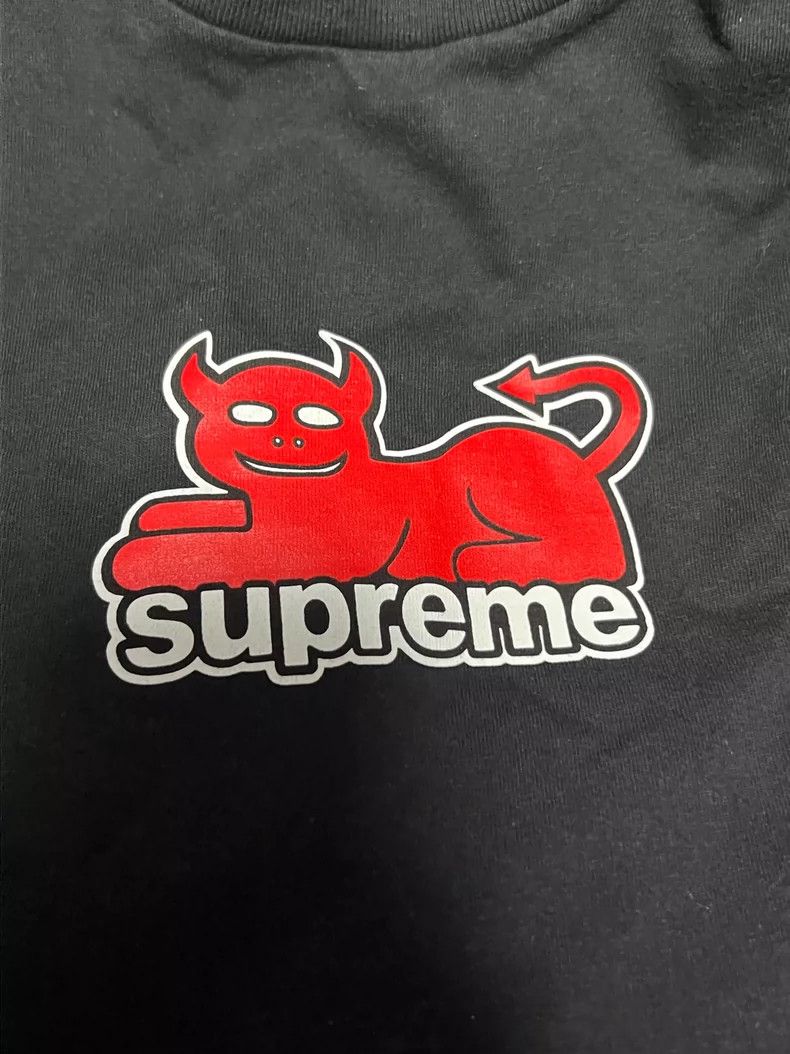 Supreme x Toy Machine Devil Cat Tee Shirt