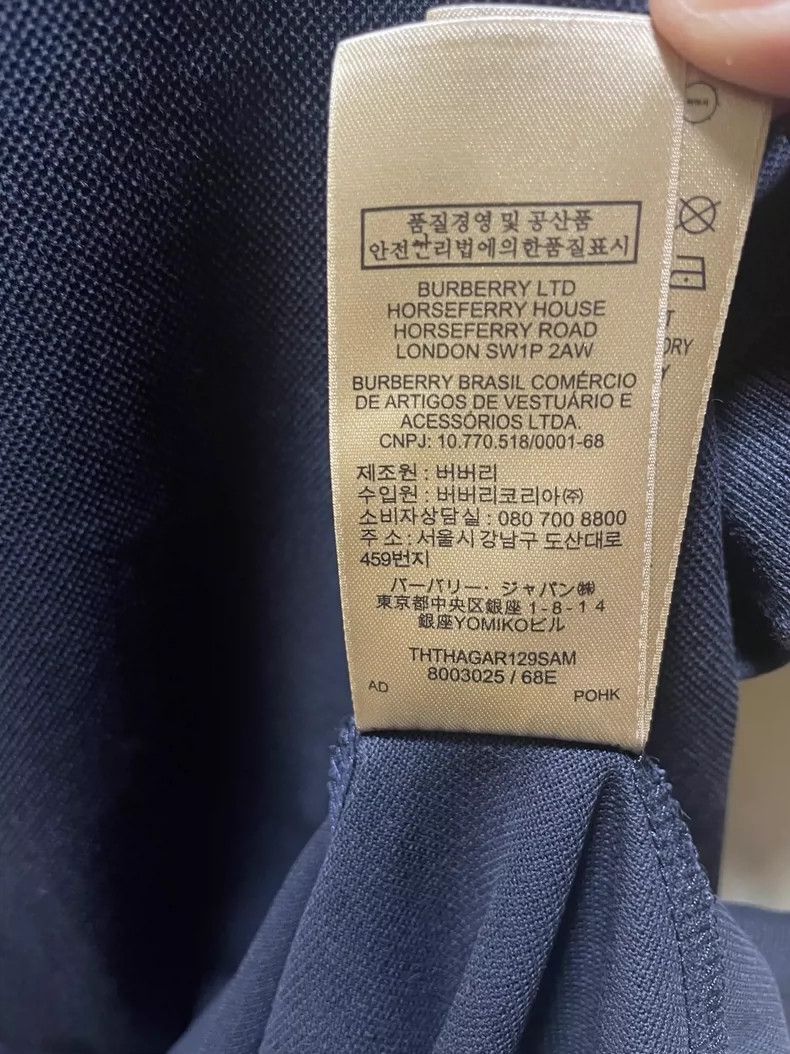Burberry Burberry Classic Short Sleeve Polo Shirt Size US L / EU 52-54 / 3 - 9 Thumbnail