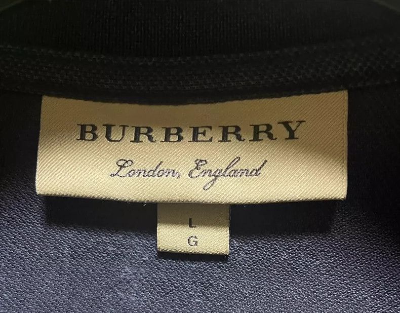 Burberry Burberry Classic Short Sleeve Polo Shirt Size US L / EU 52-54 / 3 - 3 Thumbnail